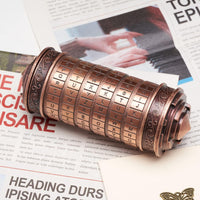 FLYALIGOGO metal Da Vinci Code cryptex puzzle box with letter dials - view 7