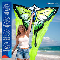 SGftre Tulle Butterfly Pink Kite，Extremely Easy to Fly - Green - image 2