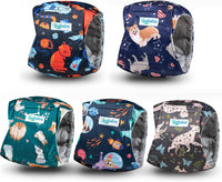 Washable Belly Bands for Male Dogs, Reusable Dog Diapers Male - Medium (15"-17") / Tabby-Print