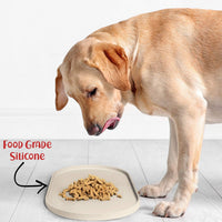 DogBuddy Dog Food Mat, Waterproof Dog Bowl Mat - 19x11 Inch (Pack of 1) / White Sand - image 4