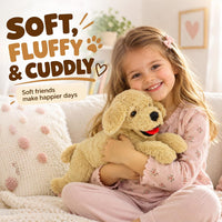 LotFancy Dog Stuffed Animals Plush - Beige / 21 inch - image 4