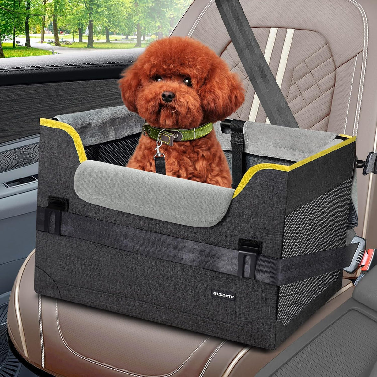 GENORTH Dog Car Seat for Small Dogs