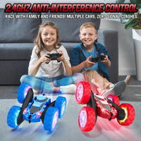 Hamdol Remote Control Car for Kids - Red / Glow (Headlights & Wheel Lights) - image 4