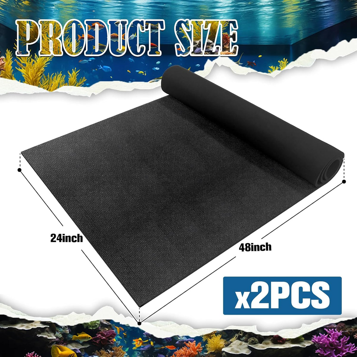 48x24 Inch Aquarium Leveling Mat - No Glue / 48x24 Inch - image 2