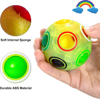 Vdealen Magic Rainbow Puzzle Ball - Green - image 3