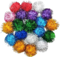 20 Pcs Assorted Color Flash Balls Cats Toy Balls – Essentials for Cats - 2 Inch (Pack of 40)