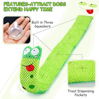 Squeak Dog Toys for Stress Release & Boredom Relief, Dog Puzzle IQ Training, Snuffle Foraging Instinct Training - Suitable for Small, Medium & Large Dogs