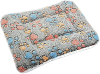 Small Animal Bed Mat, Soft & Warm, Suitable for Guinea Pig - XX-Large(19.7''x15.7'') / Footprint Grey