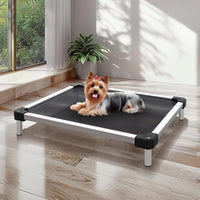 FXW TitanNest Cooling Chew-Proof Elevated Dog Bed for Medium Dogs – Essentials for Dogs - Standard Dog Bed / XXS-Toy Dog (24.0"L x 20.0"W x 4.1"H)