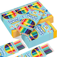 Toidgy 288 count bulk colored pencils in 24 boxed packs of 12 colors