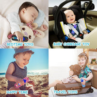 2Pcs Silicone Teething Toys - Black - image 2