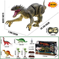 MAMABOO Remote Control Mosasaurus Dinosaur Toys for Boys Kids - Green - image 2