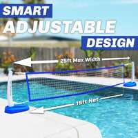 GoSports Splash Net PRO Pool Volleyball Net, or Blue - Blue - image 4