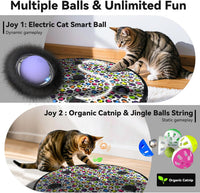 ORSDA Interactive Cat Toys Ball - Periwinkle Ball & Support Loop Mat - image 3