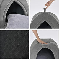 Amazon Basics Cat Bed Cave - Lightgrey / L-17.5"×17.5"×17.5" - image 2