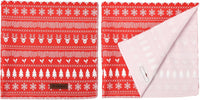 MR. CHUBBYFACE Fall Orange Plaid Dog Bandanas Reversible Triangle - C:Red Tree / L - image 2