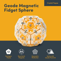Speks Geode Magnetic Sphere - Topaz - image 2