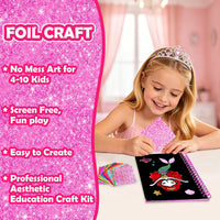 FUNNYB&G Foil Art Craft Kit for Kids - Princess - image 3