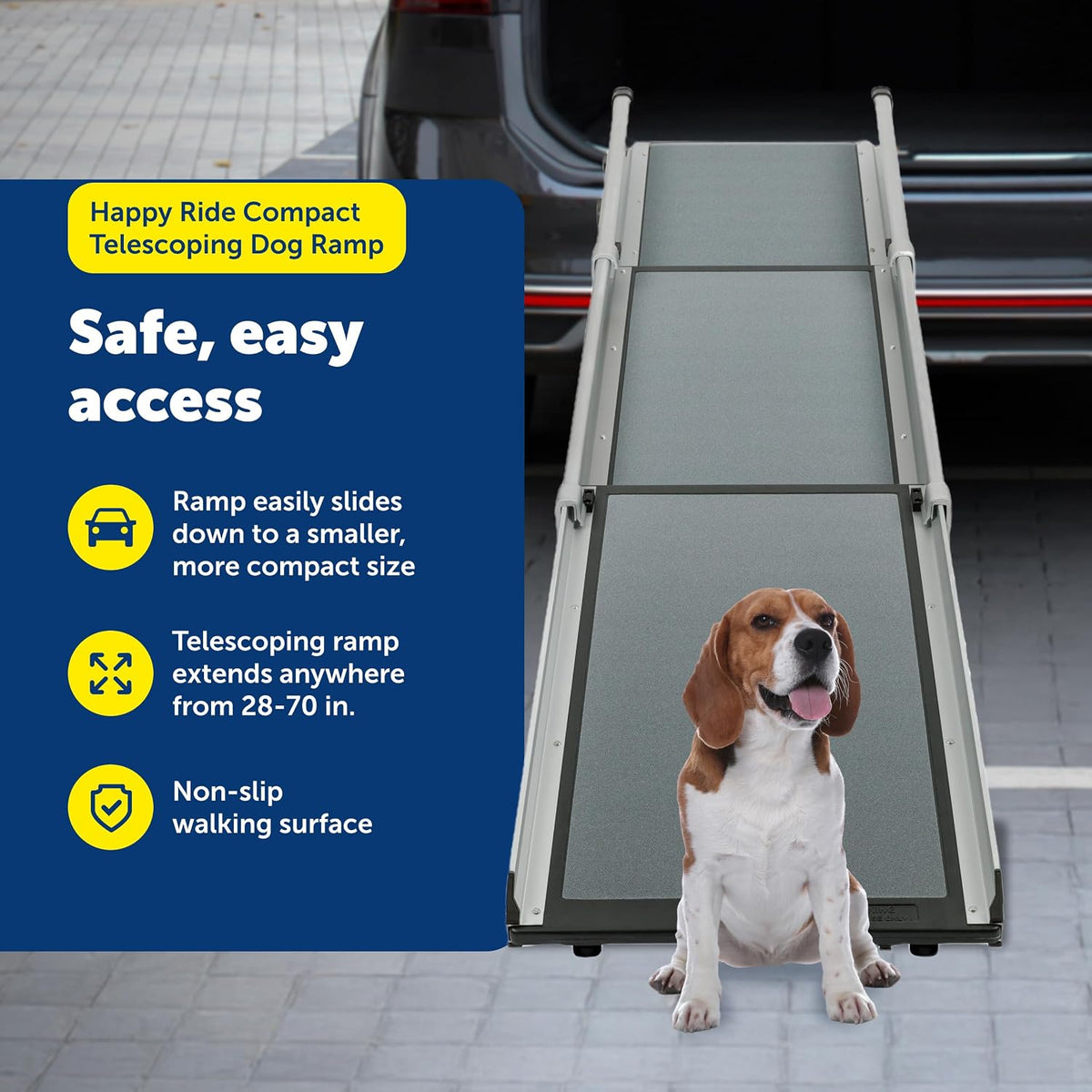 PetSafe Happy Ride Extra Long Telescoping Dog Ramp - Compact - image 4