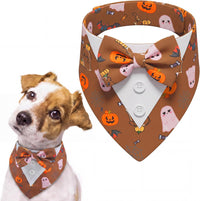 Dog Tuxedo for Small Dogs Valentines Bandana with Bowtie Wedding Tux – Essentials for Dogs - Halloween / Large