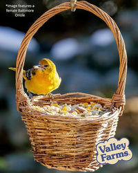 Valley Farms Woodpecker Mix (15 LB) Wild Bird Food for Outdoor Feeders, No Mess Bird Seed, W/Peanuts and Sunflower Hearts for Birds, Woodpecker Food, Attract All Bird Species