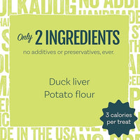 Polkadog Lucky Duck Crunchy Training Bits – All Natural, Grain Free Healthy Training Treats for Dogs. Handcrafted & Made in USA. Great for Dogs with Allergies or Sensitive Stomachs – 7oz