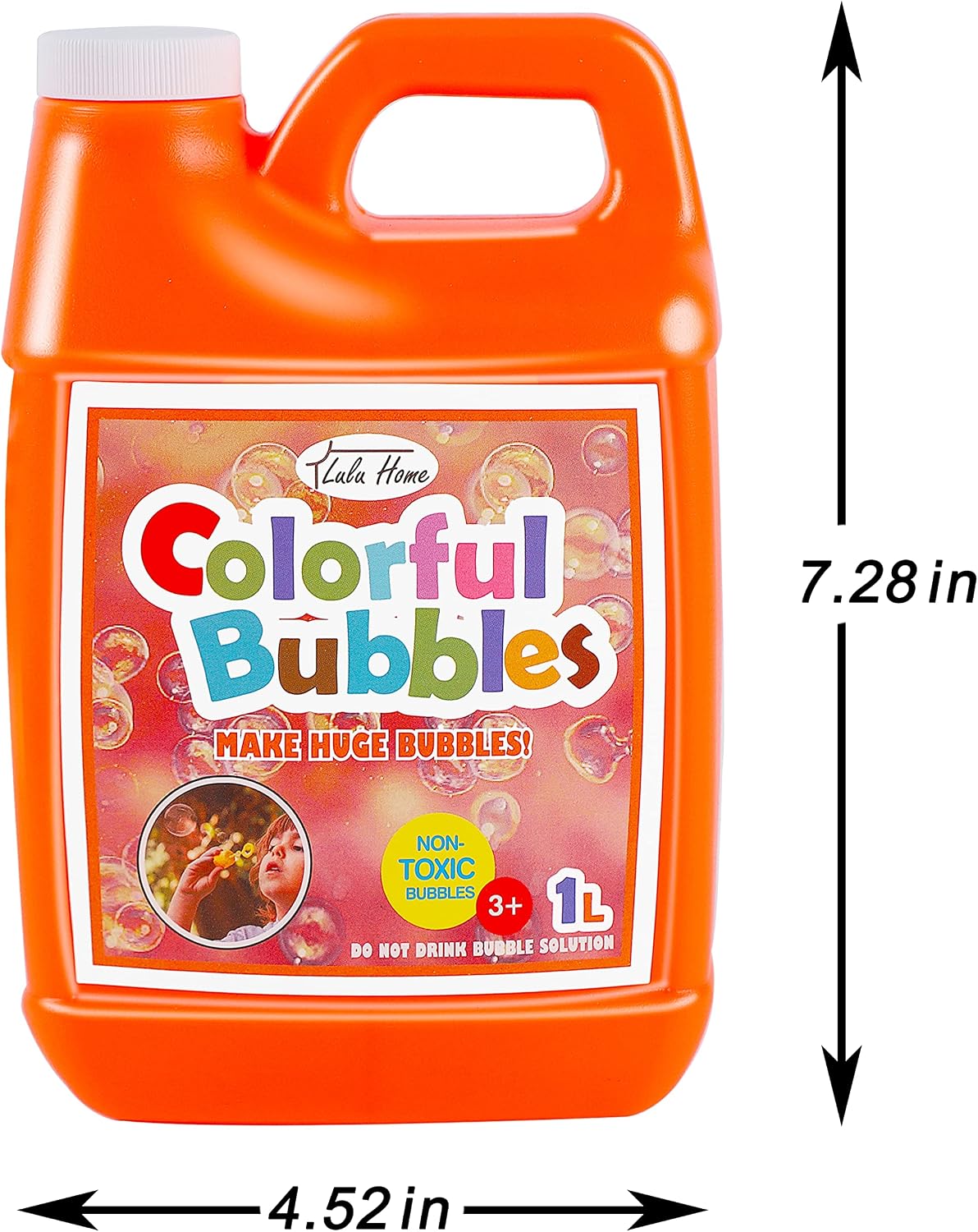Lulu Home 33.8 OZ/1 L Concentrated Bubble Solution - Orange - image 2