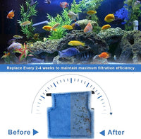 Aquarium Filter Cartridge Replacement Rite-Size A Filter Cartridges Compatible with MarineLand Penguin Power Filters 75 & 100 and for Aqua-Tech(EZ-Change #1) 5-15 Power Filters, 10 Pack