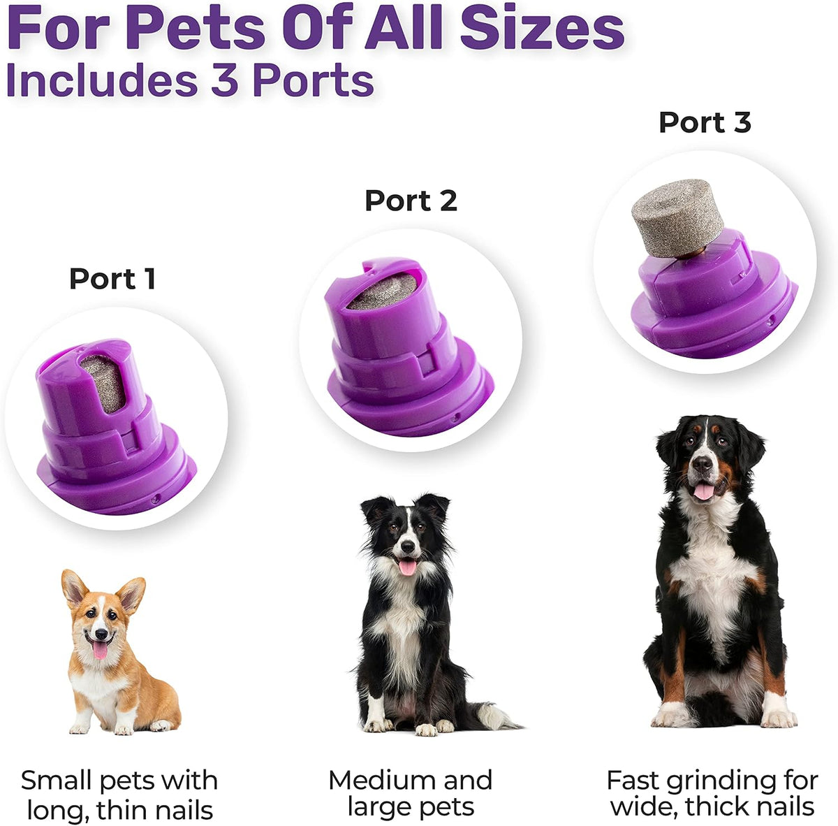 Hertzko Electric Cat & Dog Nail Grinder - image 3