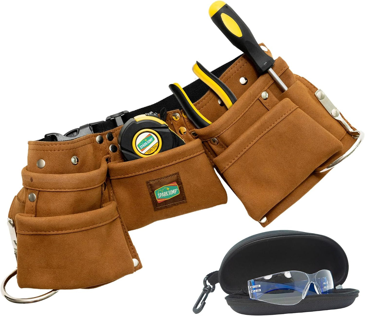 Sparkjump Kids Brown Tool Belt - Brown Tool Belt