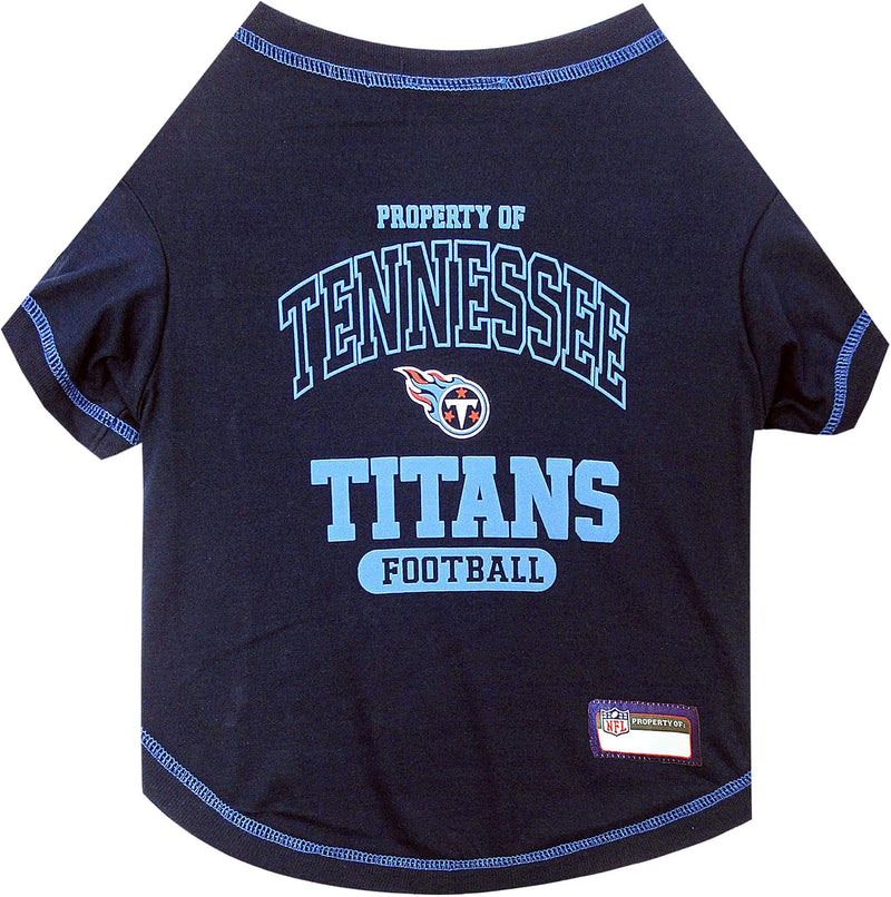 NFL Seattle Seahawks Dog T-Shirt for Pets - X-Small / Tennessee Titans
