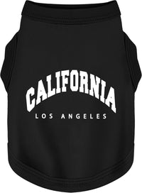 Discover Cozy Cotton Canine Wear: Soft, Lightweight - 3XL-(38~55lb) | Chest(~30") / Black California