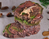 IBWell Turtle Basking Climbing Platform Aquarium Fish Tank Ornament - Sienna - image 2