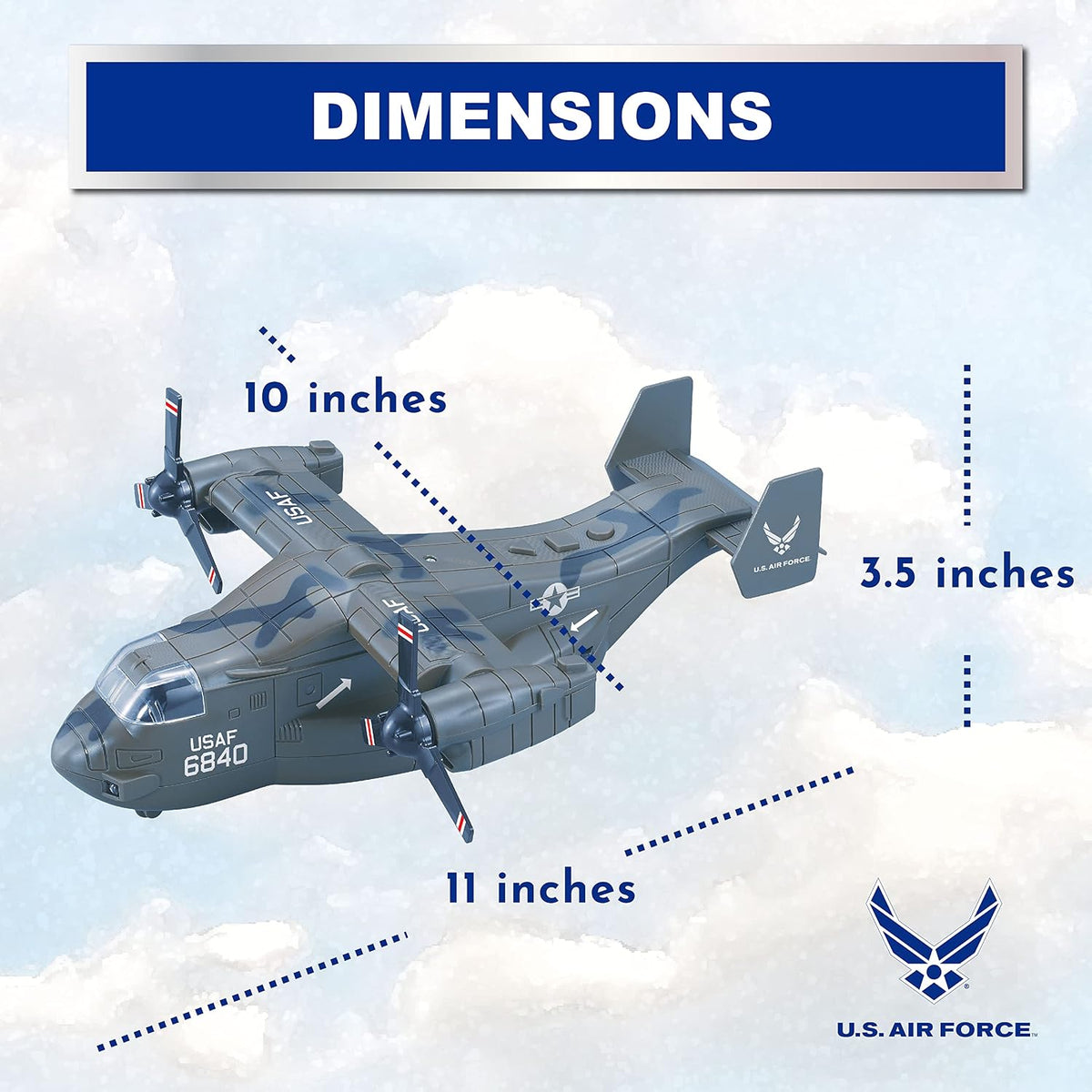 Lollipop United States Air Force Military Helicopter - V22 Osprey Aircraft - image 2