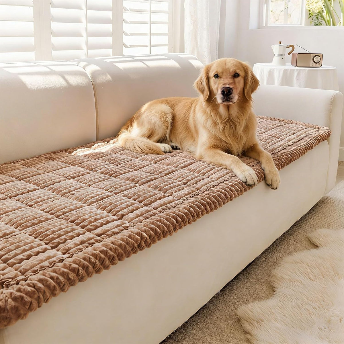 Couch Cover for Dogs Washable - Coffee / 23.6" x 47.2"
