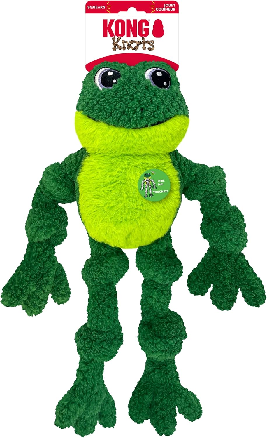 KONG Floppy Knots Rope and Plush Dog Toy, for Large/X-Large Dogs - Frog - image 2