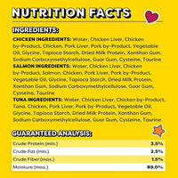 Temptations Creamy Puree Variety Pack of Squeezable Cat Treats, 0.42 oz. Tubes, 24 Count