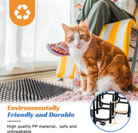 16 X 13 Inch Scat Mat for Cats - 10 Pack / black - image 4