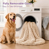 Grey Human Dog Bed, 71''x45''x12'' Size Fits Adult and Pet - Geige - image 4