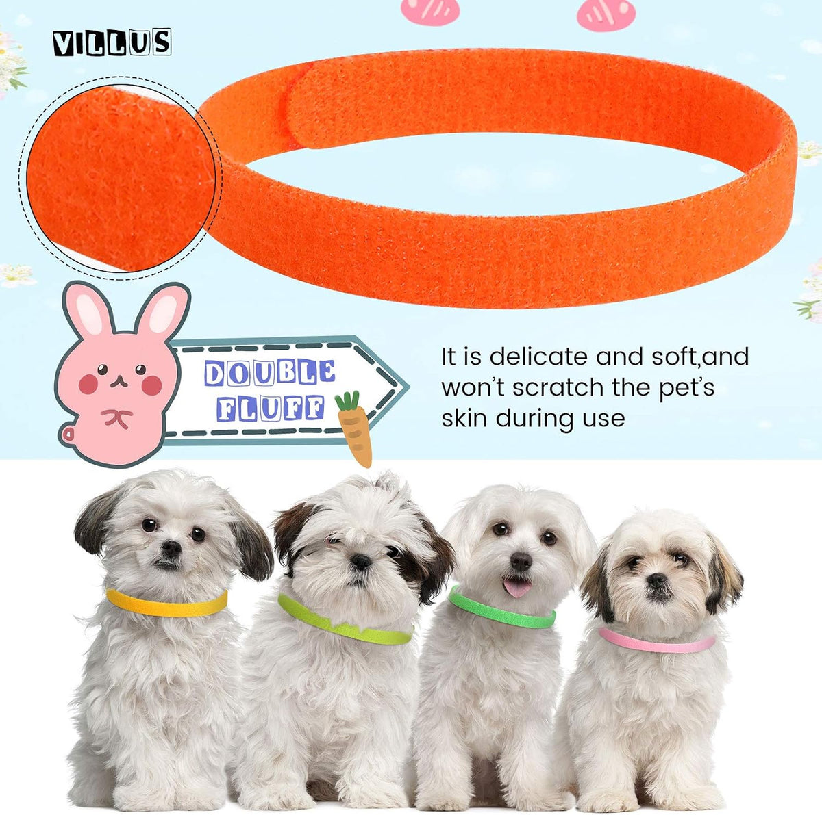 Weewooday 45 Pieces Newborn Whelping Collars Puppy Kitten - 45 - image 3