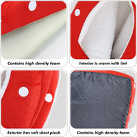 Mygeromon Guinea Pig Bed Rabbit Hideout Cuddle Cup – Daily Care for Small Pets - Strawberry Style - image 4