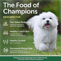 Nature's Protection Superior Care White Dogs Grain-Free Dry Dog Food - High Protein, Tear Stain Dog Food for Small & Mini Breeds Light Coated Adult Dogs, Fresh Pet Meal, Lamb, 3.3 lb