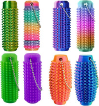 3PCS Little Ouchies Spiky Fidget Keychain for Adult – Fun for Kids & Family - 8PC-Style2