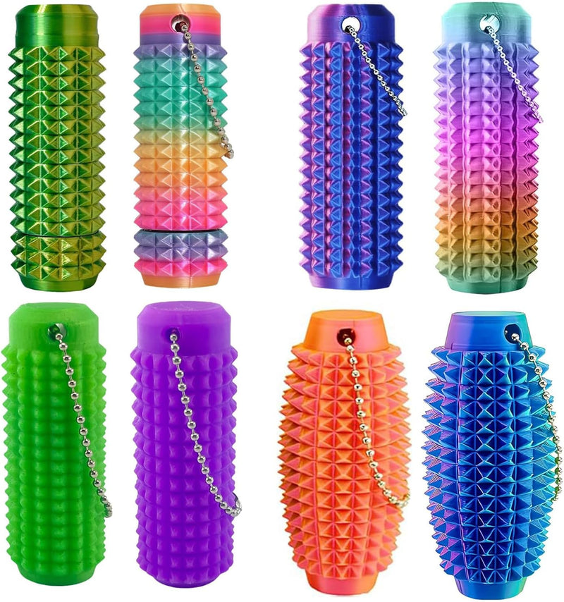 3PCS Little Ouchies Spiky Fidget Keychain for Adult – Fun for Kids & Family - 8PC-Style2