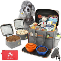 Dog Travel Bag – Essentials for Dogs - Grey