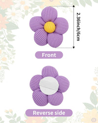 PET SHOW 4 Pack Small Dog Bows Sliding on Collar Attachment – Essentials for Dogs - AC 2.36" - image 2