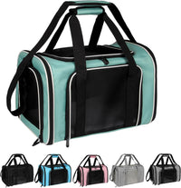 Top tasta Dog Cat Carrier Pet Carriers for Small Medium Large Cats - 18.0"L x 11.0"W x 11.0"H / Green