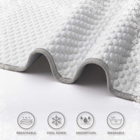 MICROCOSMOS Dog Sleeping Pad & Pet Cooling Mat - 40" x 28" / GreyWhite - image 3