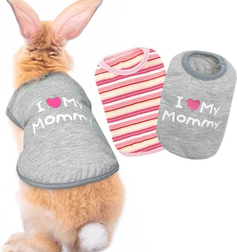 Guinea Pig Clothes, Soft Small Animal Vest T-Shirt – Essentials for Reptiles And Amphibians - Multi-colored / XXS