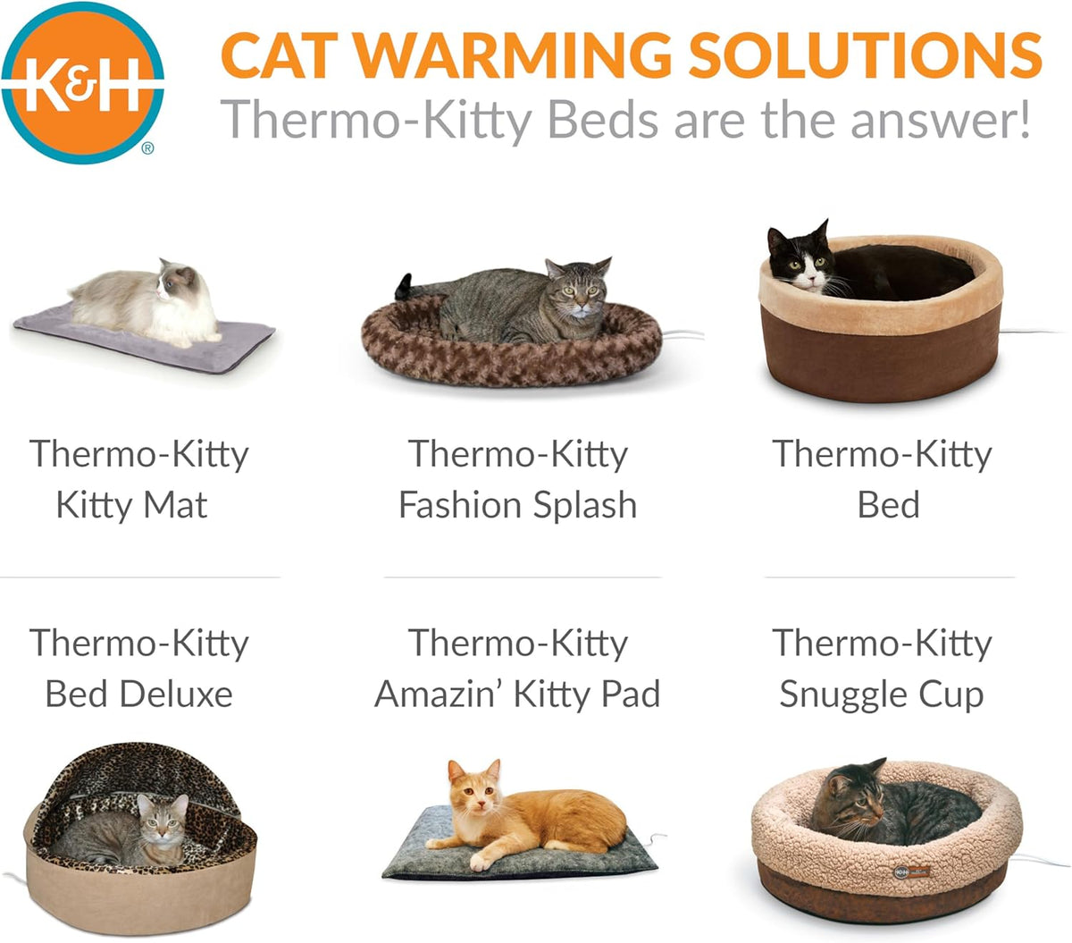 K&H Self-Warming Cat Bed Pad, Self Heating Pad - 21 X 17 Inches / Recyclable Box / Oatmeal/Chocolate - image 4